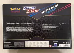 2023 POKEMON CROWN ZENITH SHINY ZACIAN PREMIUM FIGURE COLLECTION SEALED B - Image 4