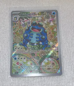 Pokemon TCG Seismitoad Illustration Rare Black Bolt 105/086 English - Image 3