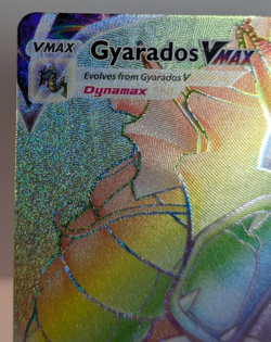 Pokemon Gyarados VMAX 207/203 Evolving Skies Rainbow Secret Rare Holo NM - Image 2