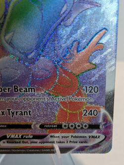 Pokemon Gyarados VMAX 207/203 Evolving Skies Rainbow Secret Rare Holo NM - Image 4