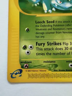 Pokemon TCG Venusaur Card 67/165 Expedition Base Set Regular Rare - Image 4