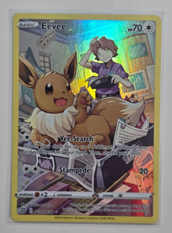 Pokemon TCG Sword and Shield Brilliant Stars. Eevee TG04 and Vaporeon TG11. NM. - Image 2