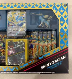 2023 POKEMON CROWN ZENITH SHINY ZACIAN PREMIUM FIGURE COLLECTION SEALED A - Image 3