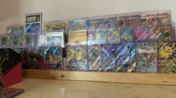 🔥Streamer’s Pokemon Card Lot, Includes wood display, over 145+ MINT-NM cards 🔥 - Image 2