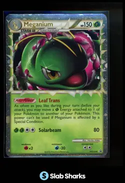 2010 POKEMON HGSS BLACK STAR PROMOS #HGSS08 MEGANIUM - Image 1