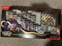 Pokemon TCG Paldean Fates Great Tusk Iron Treads Ex Premium Collection Case of 6 - Image 2