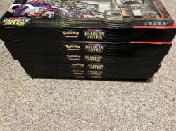 Pokemon TCG Paldean Fates Great Tusk Iron Treads Ex Premium Collection Case of 6 - Image 3