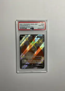 2021 POKEMON SWSH BLACK STAR PROMO SHINING FATES TINS #086 CRAMORANT V PSA 10 - Image 1