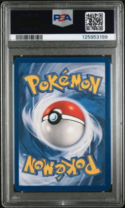 2000 WOTC POKEMON LEAGUE TEAM ROCKET'S MEOWTH #18 BLACK STAR PROMO HOLO PSA 9 - Image 2