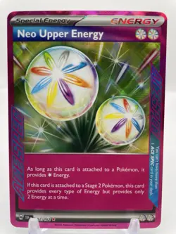Neo Upper Energy 162/162 SV05: Pokemon TCG Temporal Forces ACE Spec - Image 1