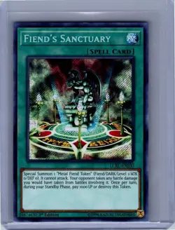 Fiend's Sanctuary Secret Rare Legendary Collection Kaiba LCKC-EN030 Near Mint - Image 1