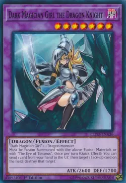 Dark Magician Girl the Dragon Knight - LEDD-ENA36 - Common - 1st Edition - Light - Image 1
