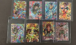 Lot of (8) Assorted Dragon Ball Super Heroes Trading Card Game Vegeta Gogeta - Image 1