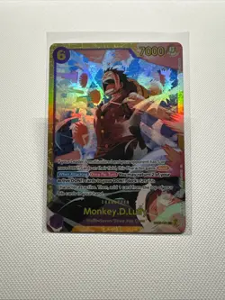 One Piece Card Game TCG Monkey.D.Luffy EB02-061 SEC PRB-02 English - Image 1