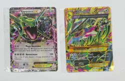 Lot of (2) Pokemon Jumbo Card Promos M Rayquaza EX & Rayquaza EX Oversized Cards - Image 1