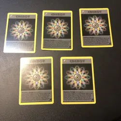 Rainbow Energy 80/82 Team Rocket Regular X5 Five Pokemon Cards Rare Mint/NM TCG - Image 2