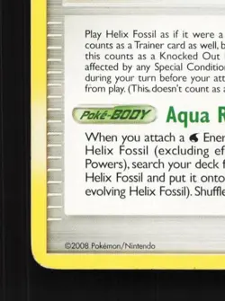 Helix Fossil 91/100 HP Majestic Dawn English Pokemon Card TCG - Image 2