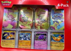 Pokemon 151 : 4 Pack Mini Tins + 4 Promo Cards Sam's Club Bundle - Pack #1 - Image 2