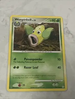 Weepinbell 127/146 - Legends Awakened - Common - Pokemon Card TCG - Image 1