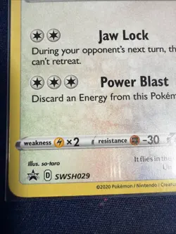 Pokemon TCG Rayquaza SWSH029 Black Star Promo Holo Card M/Nm Condition - Image 2