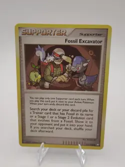 Fossil Excavator 82/100 Uncommon Diamond and Pearl Majestic Dawn Pokemon Card - Image 1