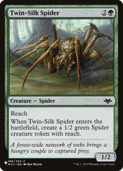Twin-Silk Spider 188 | Near Mint | The List Magic MTG - Image 1