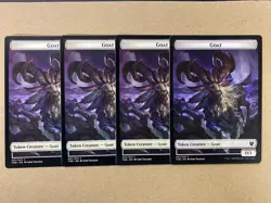 MTG 4x Goat Token # 1 Theros Beyond Death Pauper Magic the Gathering x4 NM - Image 1
