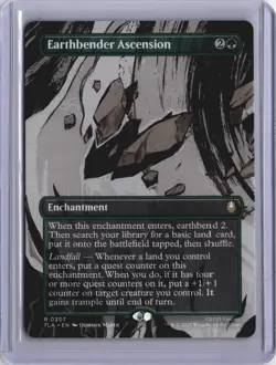 Earthbender Ascension BORDERLESS Avatar TLA MTG - Image 1