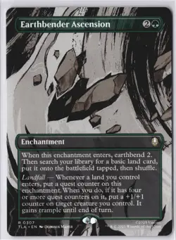 Earthbender Ascension BORDERLESS Avatar TLA MTG - Image 2