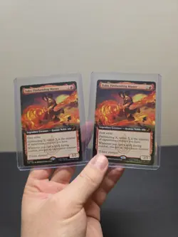 2X MTG Zuko, Firebending Master 0200 Regular (Extended Art) Avatar TLE NM - Image 1