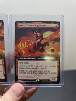 2X MTG Zuko, Firebending Master 0200 Regular (Extended Art) Avatar TLE NM - Image 2