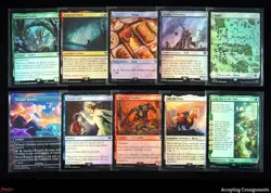 Lot of 10 - 2023 Magic The Gathering Lord of the Rings Foil Rockets, Bill, Ents - Image 1