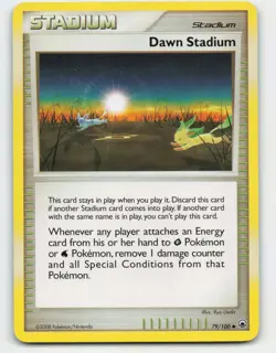 2008 Pokemon, Majestic Dawn, #79/100 Dawn Stadium, Uncommon - Image 1