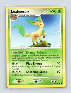 Pokemon TCG Leafeon 45/111 Rising Rivals Normal MP - Image 1