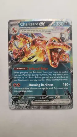 Pokemon TCG Charizard ex SV03: Obsidian Flames 125/197 Holo Double Rare Nm - Image 1