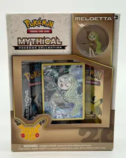 Pokemon TCG Meloetta Pin Box Generations Mythical Collection SEALED Rare - Image 1
