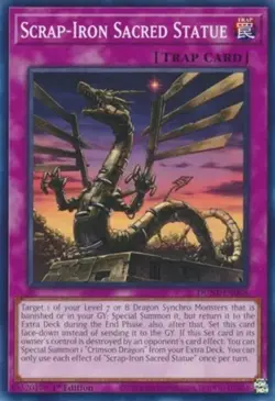 Scrap-Iron Sacred Statue - DUNE-EN068 - Common - 1st Edition - Lightly Played - Image 1