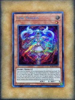 Yugioh Time Maiden BLLR-EN035 Secret Rare 1st Ed NM - Image 1