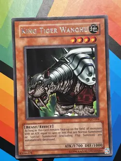 YUGIOH KING TIGER WANGHU PGD-004 RARE UNLIMITED ED NM - Image 1