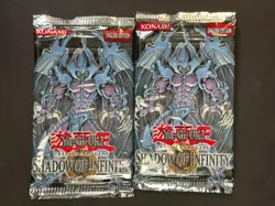 LOT of (2) Yu-Gi-Oh Shadow Of Infinity Factory Sealed Booster Packs - Image 1
