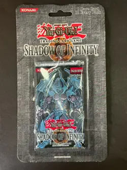 Yu-Gi-Oh Shadow Of Infinity 1st Edition Factory Sealed Blister Booster Pack - Image 1