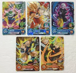 Lot of 5 Japanese Dragon Ball Super Dragonball Heroes TCG Promo Card Set - Image 1