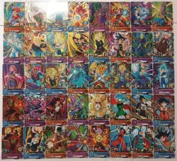 Lot of 40 Japanese Dragon Ball Super Dragonball Heroes TCG Rare Card Set - Image 1