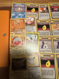 Pokemon Collection Binder Vintage Lot of Cards Holos Rares WoTC Base Set Etc 28 - Image 2