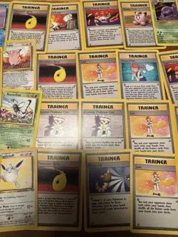 Pokemon Collection Binder Vintage Lot of Cards Holos Rares WoTC Base Set Etc 28 - Image 3
