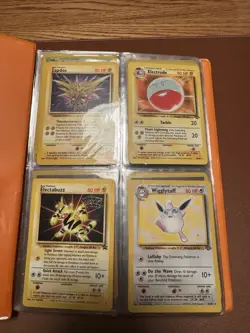 Pokemon Collection Binder Vintage Lot of Cards Holos Rares WoTC Base Set Etc 28 - Image 5