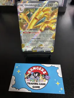 Pokemon TCG Gholdengo ex 139/182 2023 Paradox Rift Double Rare Card - Image 1