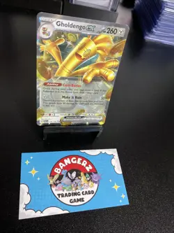 Pokemon TCG Gholdengo ex 139/182 2023 Paradox Rift Double Rare Card - Image 3