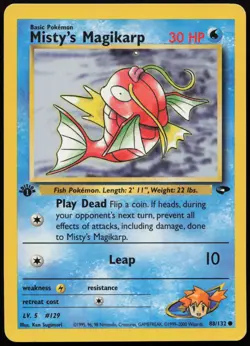 Misty's Magikarp [1st Edition] #88 Gym Challenge Pokemon Card - Image 1