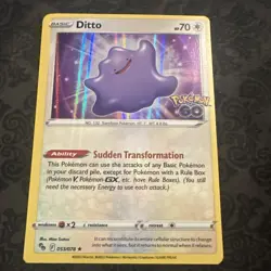 Ditto 053/078 Holo Pokemon Card 2022 Pokemon Go - Image 1